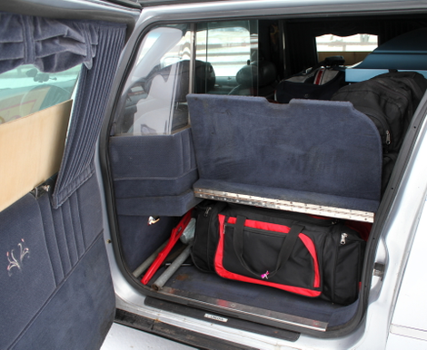 One of the under-floor storage bins.